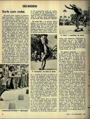 The History of Skateboarding in Brazil : Veja magazine