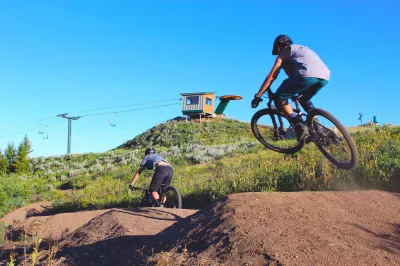 Soldier Mountain opens new mountain bike park Friday : Soldier Mountain Black Trail Double