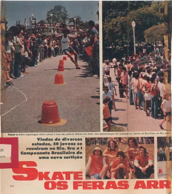 A História do skate no Brasil : Revista Manchete – 1