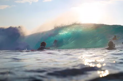 Havaí é um paraíso do surfista : Havaí é um paraíso do surfista