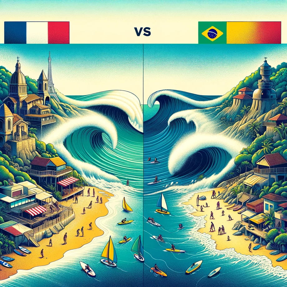 How French surf spots compete with Brazilian ones 